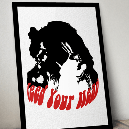 White Rabbit Poster